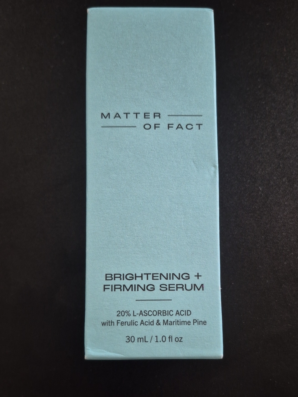 Matter Of Fact Brightening + Firming Serum — Light Aqua